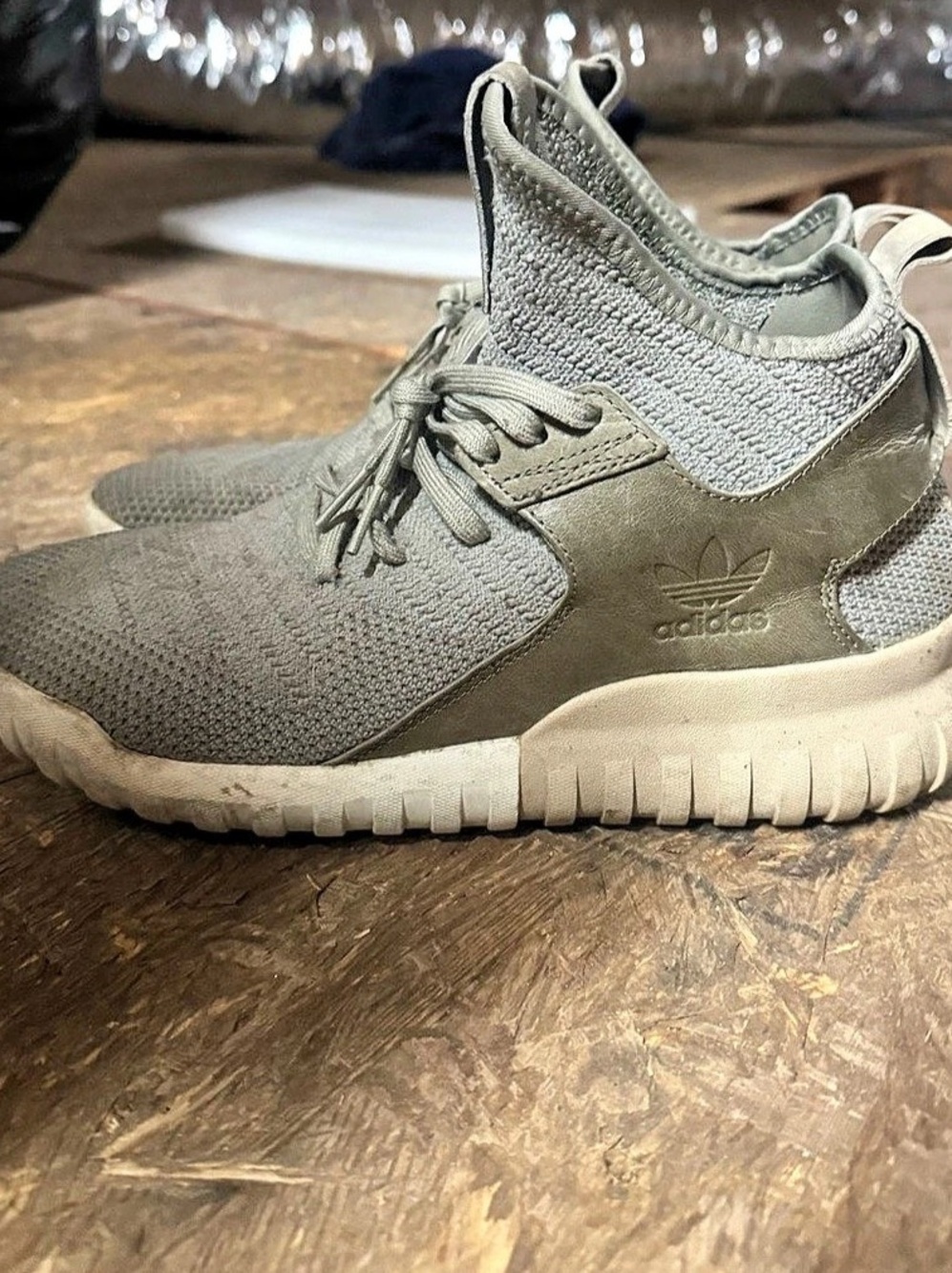 adidas Tubular X Gray Sneakers US 7.5